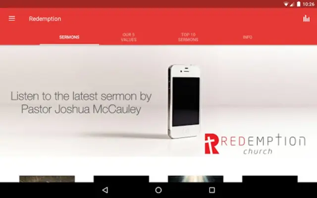 Redemption Church South Africa android App screenshot 2