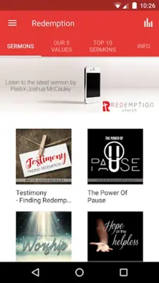 Redemption Church South Africa android App screenshot 8